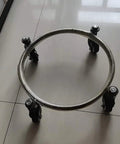 Tough As Nails Heavy Duty 1.5 Inch Swivel Stem Polyurethane Casters In Black with M10 mount for toolboxes and shelves.
