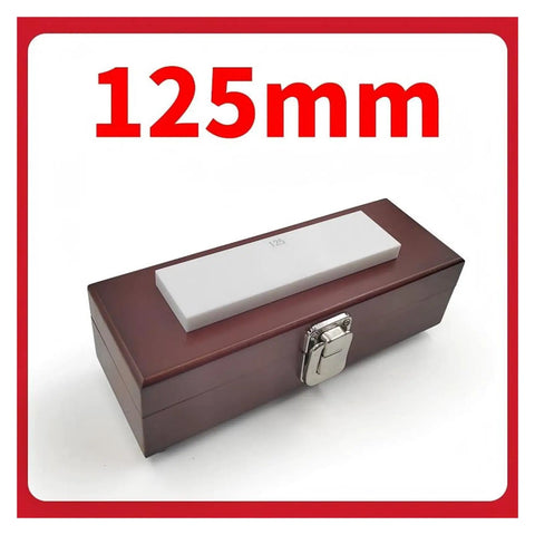 Dead Nuts Accurate 125 Millimeter Single Block Ceramic Gauge Calibration Master For Micrometers And Digital Calipers Router Table Saw Tool Verification And Workshop Setup in wooden case.