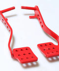 Red brake return springs from Go Kart Throttle Cable Kit With Brake Return Springs For Predator 196cc 212cc 6.5HP.