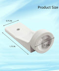 Freezer Door Hinge Plate Replacement For Camper And RV Dometic 2002244008 And Instamatic 330019, dimensions 0.75 x 1.75 inches