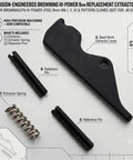 Hi Power 9mm Replacement Parts Kit 4 Piece Set With Extractor, Spring, And Two Pins For Maintenance Or Parts Replacement OEM Style