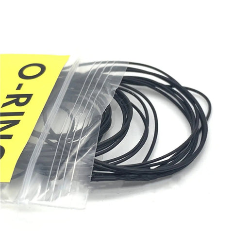 Watch Back Cover Seal Ring Set Waterproof O Ring Gasket 0.5mm 0.6mm 0.7mm 0.8mm Elastic Rubber Black For DIY Watch Repair Gear And Pro Maintenance Kits