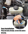 Ford Brake Master Cylinder Fluid Reservoir Cap Replacement BRFC4 installation demonstration, close-up view.