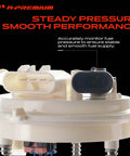 Electric Fuel Pump Module Assembly With Pressure Sensor For Chevy S10 And Gmc Sonoma 4.3L V6 1997 Over 2002 top view of connectors and module details.
