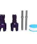 1 2 Inch And 3 4 Inch Pipe Threader Tool Set For Plumbing with dual cutters and 2 hex shanks for electric drill use.