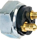 Harley Transmission Neutral Switch Replacement Zinc Plated OEM Style Plug And Play Part For Most Factory Applications Fits 2012-2016 FLD Switchback 2018-2020 FLDE Deluxe 107 2018-2019 FLFB Fat Boy 107 2018-2024 FLFBS Fat Boy 114, zinc-plated switch with two brass terminals
