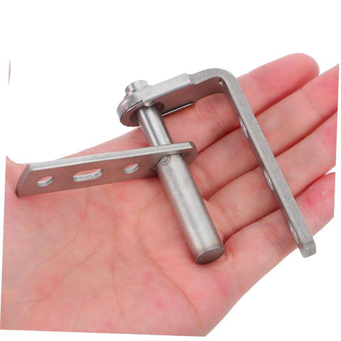 Heavy Duty Stainless Steel Swinging Door Hinge Workhorse Self-Closing For Double Swing Cafe Doors Bidirectional Opening Easy Install Durability For Commercial Kitchens, stainless steel hinge on hand