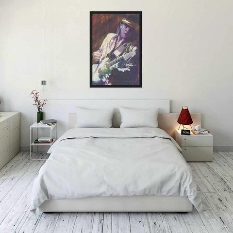Officially Licensed Dope Blues Rock Legend Poster High Quality Print Wall Art above bed in modern bedroom decor