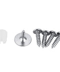 Easy Push to Open Cabinet Damper Buffer with Magnetic Catch for Kitchen Cupboards and Drawers mounting screws and fitting components