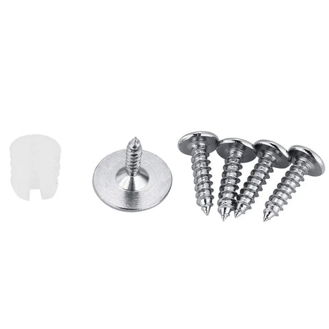 Easy Push to Open Cabinet Damper Buffer with Magnetic Catch for Kitchen Cupboards and Drawers mounting screws and fitting components