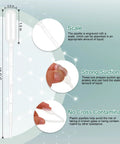 Premium Disposable Plastic Transfer Pipettes 1ml, 120-Pack Clear Graduated Eye Droppers For Essential Oils No Mess Easy To Use