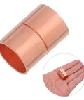 Sick 12 7 Mm Copper Pipe Couplings With Groove Stop For Seamless Welding And Air Conditioning HVAC Water Systems That Hold Pressure Like A Boss in a hand.