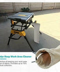 Heavy Duty Dust Collector Bag For 10 Inch Table Saws With Two And A Half Inch Dust Port Fits Most Major Brands