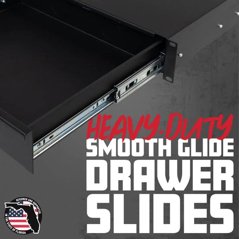 Lockable 2U Wired Microphone Rack Drawer Stores 10 Pro Mics With Tidy Recording Cabling Crafted From Gnarly Heavy Steel For Sleek Studio Organization And Rock Solid Backline Defense