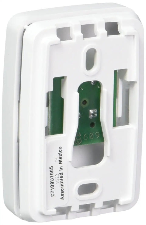 Back view of Hardwired Indoor Remote Temperature Sensor For Thermostats With No Brainer Install Factory Calibrated No Field Calibration Needed