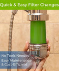 2 Pack Shower Filter Replacement Cartridges For SF7C System RCSF7 Filters deliver serious chlorine reduction, easy install, demonstration.