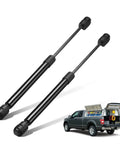 12 Inch 24 Lb Gas Shocks Struts Lift Supports for truck camper shell Leer topper window in use