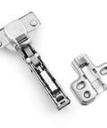 Two Pack 35mm Concealed Hinges Smooth Soft Close Cabinet Doors Rock Solid Rust Proof Steel Face Frame hardware detail view