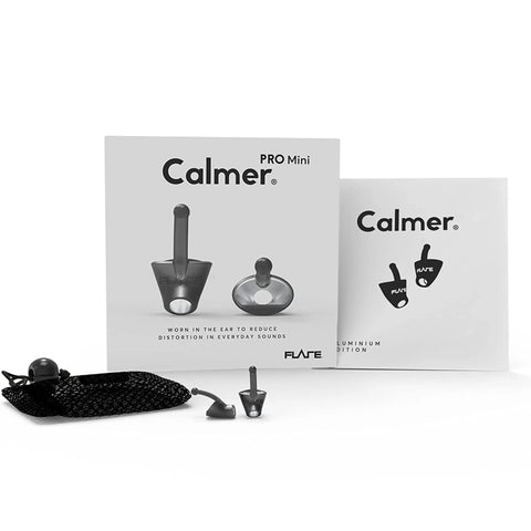 Calmer Noise Reducing Ear Plugs Alternative For Stress Relief And Focus, Silicone Reusable Ear Plugs packaging and product