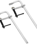 Two Pack 12 Inch F Clamps For Welding Heavy Duty Steel Clamps Set With 3 Inch Throat Depth And 1320 Lb Clamping Force