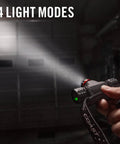 Close-up of person holding 1200 Lumen USB C Rechargeable Dual Power Headlamp With Twist Focus Beam And Magnetic Base in the field