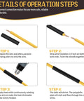 Pro Grade 170 Piece Heat Shrink Tubing Kit For Electrical Connections Waterproof Insulated Marine And Automotive Wiring Set With Durable Tubes And Wire Connectors For DIY Auto Marine Projects operation steps diagram