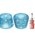 Roller Skate Stopper Rubber Brake Block Toe Stop With Adjustable Screwdriver For Quick On The Fly Braking Indoors Or Outdoors Durable Rubber Build