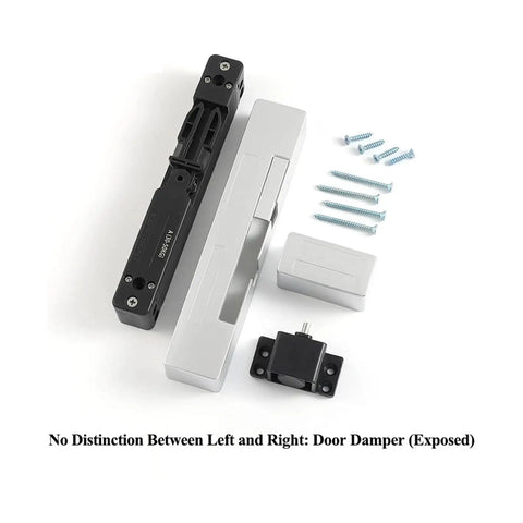 Soft Shut Hydraulic Door Closer With Quiet Glide and Invisible Mounting parts