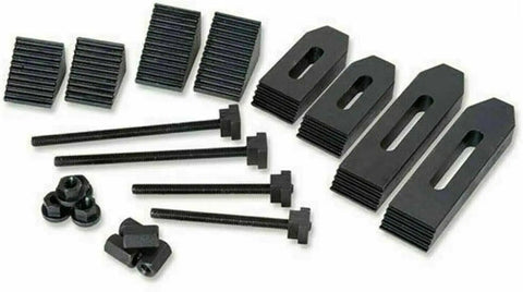 24 Piece M6 Clamp Kit Set For 3 Inch And 4 Inch Rotary Tables And Milling Tables With Epoxy Black Finish Rust Resistant Hardware