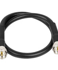 KMR 400 UHF Coax Cable With PL-259 UHF Male Connector, ultra low loss 50 Ohm CB cable for ham radio, 2 ft length
