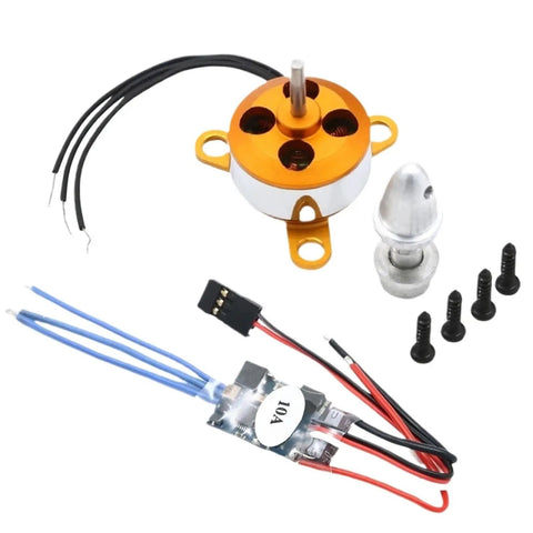 3200KV Micro Brushless Motor With Mount And 10A ESC For RC Drones Copters Quadcopters Multirotors Outrunner Performance
