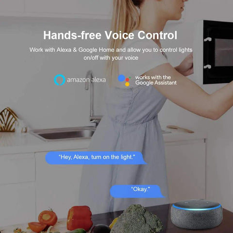 Hands-free voice control with S31 Lite Smart Plug No Hub Required ETL Certified IFTTT Compatible Works With Alexa And Google Home.