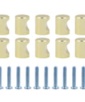 10Pcs Zinc Alloy Drawer Handles And Vintage Cabinet Knobs For Dressers Rustic Furniture Pulls With Screws Displayed