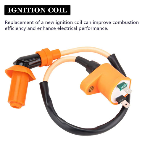 High Performance Ignition Coil Kit For 50cc 125cc 150cc Scooters ATVs Go Karts And Mopeds Includes 6 Pin AC CDI Box