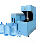 High Speed Plastic Bottle Blowing Machine Industrial Blow Molder with blue water bottles for reliable production.