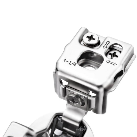Forty Pack Pro Grade Soft Close Cabinet Hinges For Face Frame Doors One Quarter Inch Overlay Satin Nickel 3D Adjustable Concealed Damper Skip The Slamming No Sweat Install Smooth Operation