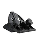 Smooth Operator Pneumatic 4 In 1 18 Gauge Mini Flooring Nailer And Stapler adjustable base with knobs for precision use.