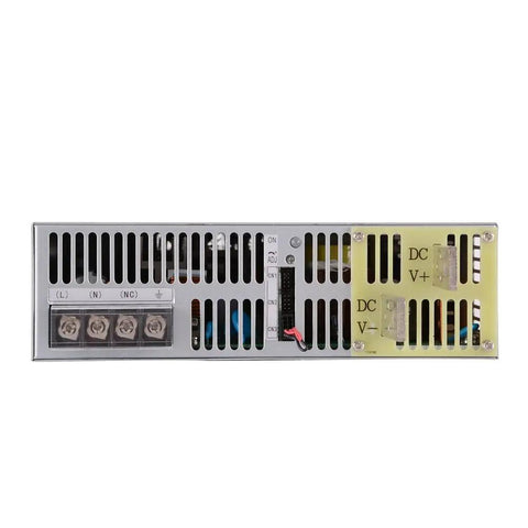Beefy 24V Adjustable Power Supply 3000W 125A With 0-5V/0-10V PLC PWM Control 230V Input High Current AC DC Power Supply For Motors Batteries Solar And Industrial Use metal housing with screw terminals