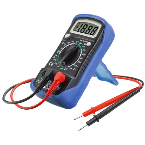 Digital multimeter with Dual Banana Plug Multimeter Probe Leads Set 60cm 1000V Rated Red And Black Test Cable