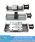 Heavy Duty Xyz Slide Table Linear Actuator with ball screw and Nema 23 bracket for CNC automation builds.
