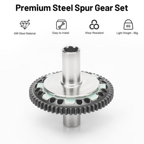 57T Slipper Clutch Spur Gear For Arrma Granite Senton One Eighth Typhon Three S Big Rock Three S One Tenth Kraton Four S