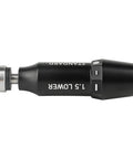 Premium Golf Shaft Sleeve Adapter For PXG 0211 0811 Gen1 Gen2 Gen3 Gen4 Driver And Fairway Wood Easy Install Right Hand 1 Piece Replacement Sleeve Fits 0341 0341X Series showing close-up view of black aluminum adapter with markings.