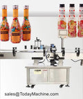 Top Tier Pro Automatic Round Bottle Labeling Machine Hella Accurate High Speed Sticker Applicator Quick Install Heavy Duty Packaging Gear For Small Business Stores with jars and labels