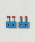 Temporary Torsion Spring Repair Block Kit For Garage Doors Fits Wire Sizes.2187 To.3065 Inches Blue Plastic Spreader