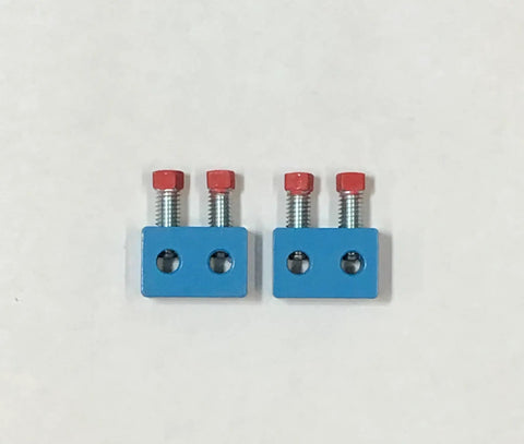 Temporary Torsion Spring Repair Block Kit For Garage Doors Fits Wire Sizes.2187 To.3065 Inches Blue Plastic Spreader