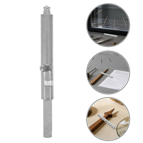 Clock Winding Crank Shaft Replacement Part For Wall And Mantel Clocks, Heavy Duty Metal Construction With Effortless Winding And No Fuss Timekeeping, Upgraded Mechanism For Antique And Grandfather Clocks, silver metal shaft
