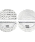 Washable Reusable Steam Mop Pads For PowerFresh Compatible With 1940 1440 1544 Series, 6 microfiber and scrub pads displayed