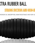 Close-up of a rubber pump for Siphon Hand Pump for Quick Fuel Transfer, Gas Diesel Water Oil Siphon With 78 Inch Hose, emphasizing suction.