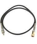 4500 PSI DN2 Microbore Hose 36 Inch Long Fast Fill Quick Connect Air Hand Pump Charging black hose with stainless ends