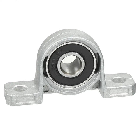 KP08 8mm Bore Zinc Alloy Pillow Block Bearing Flange Base Self Aligning Insert Bearing With Inner Ball Mount